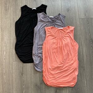 Three breast-feeding tank tops